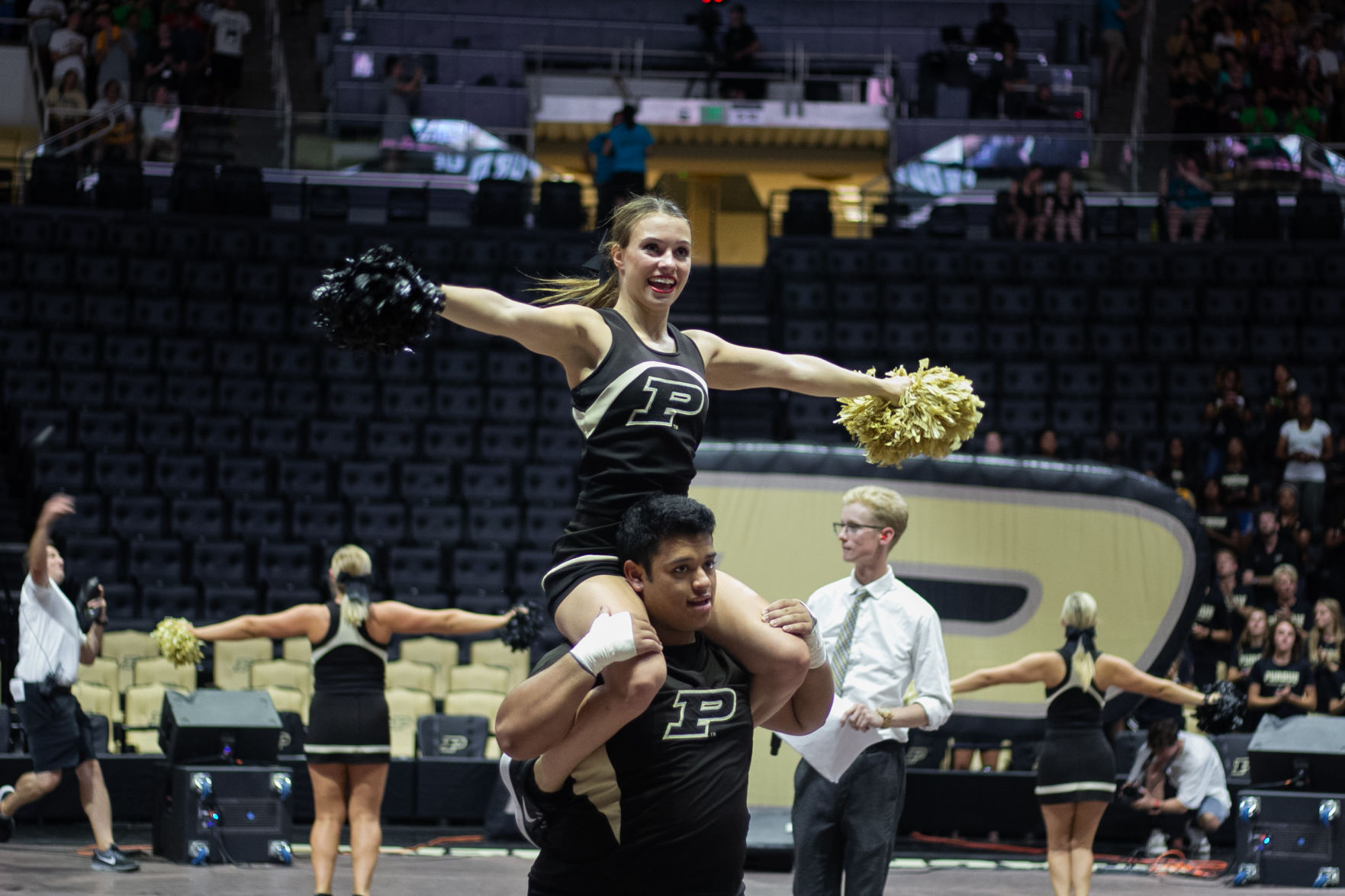 8/15/18 Successful World Record Attempt, cheerleaders